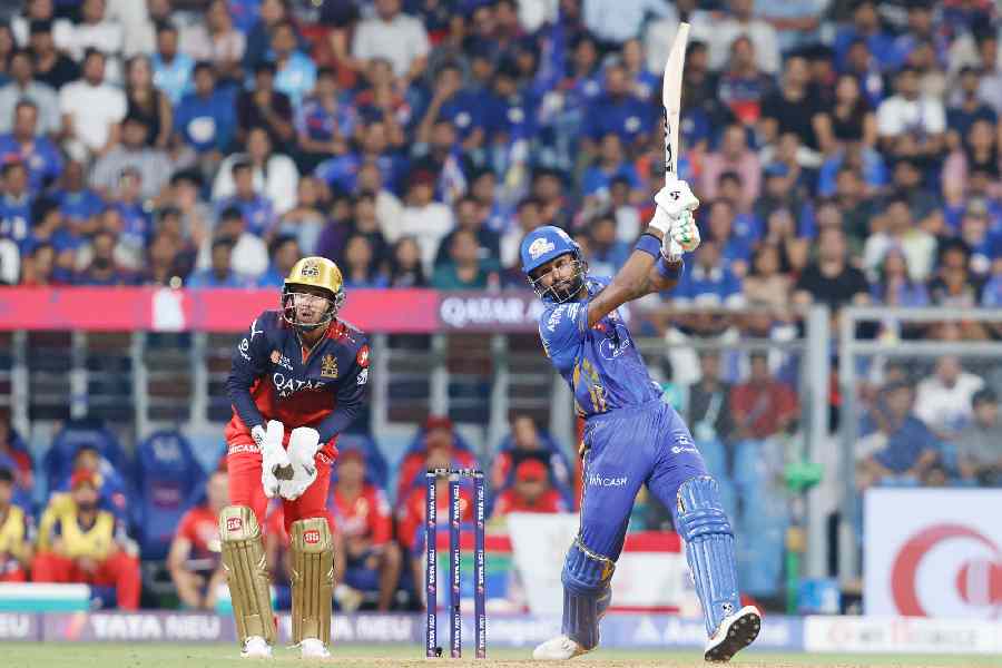 MI were stopped at 209 for nine after Tilak Varma (56 off 29 balls) and captain Hardik Pandya (42 off 15) threatened to take the game away from RCB with an 89-run stand for the fifth quick