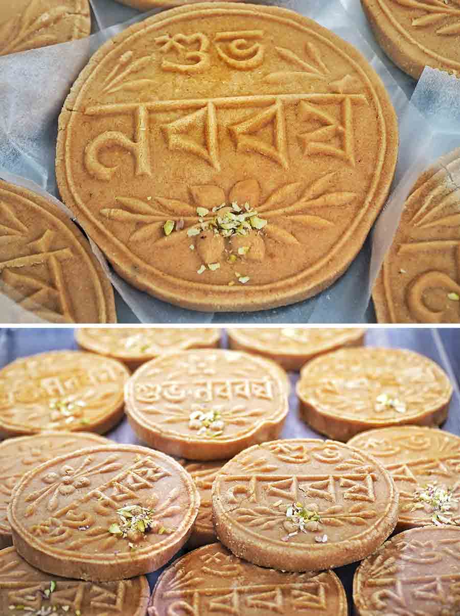 Balaram Mullick and Radharaman Mullick outlets across the city have seasonal specials to cater to your sweet cravings. The Paan Sandesh, Kasturi Sankha, Subho Nabobarsho Sandesh made with nolen gur, along with some contemporary options like pineapple-infused Ananda Anaras, Coffee Bite, and Amritos Loops — a take on an imarti-coated with caramel chocolate — are sure to appeal to all kinds of sweet lovers