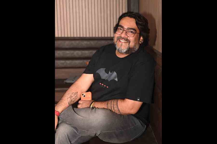 Ratul Shankar during Music launch of Check In Cheque Out at Topcat CCU,Kolkata on 26.03.2025.