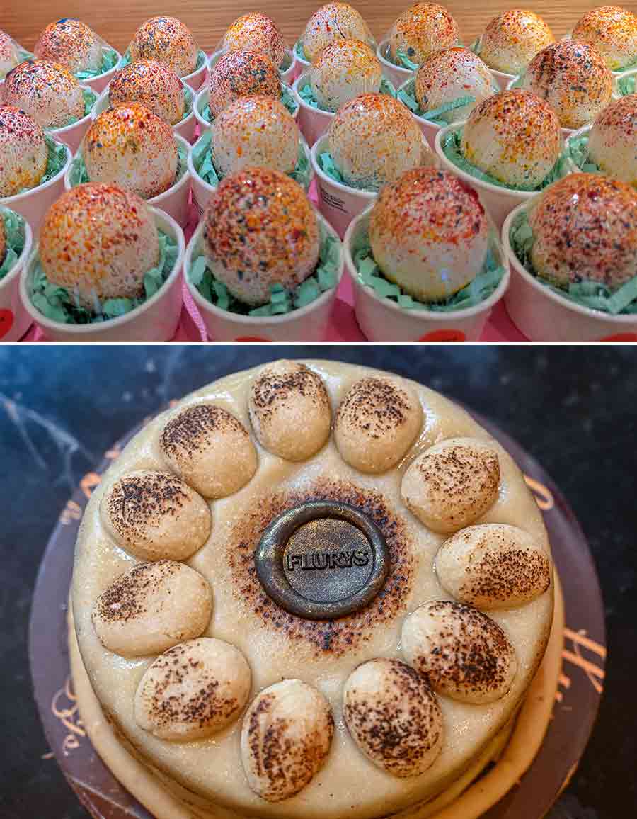 From chocolate filled Easter eggs, nougat eggs to simnel cake — it is raining treats on Park Street