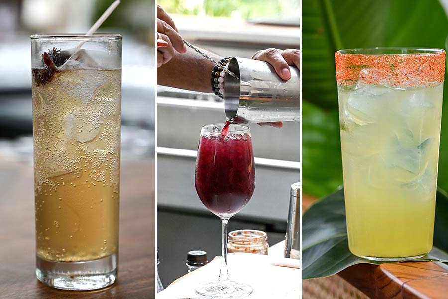 The bar shakes and stirs some crafted zero-proof cocktails inspired by the flavours of Kolkata. We tried some in-house cocktails like Not A Date and more