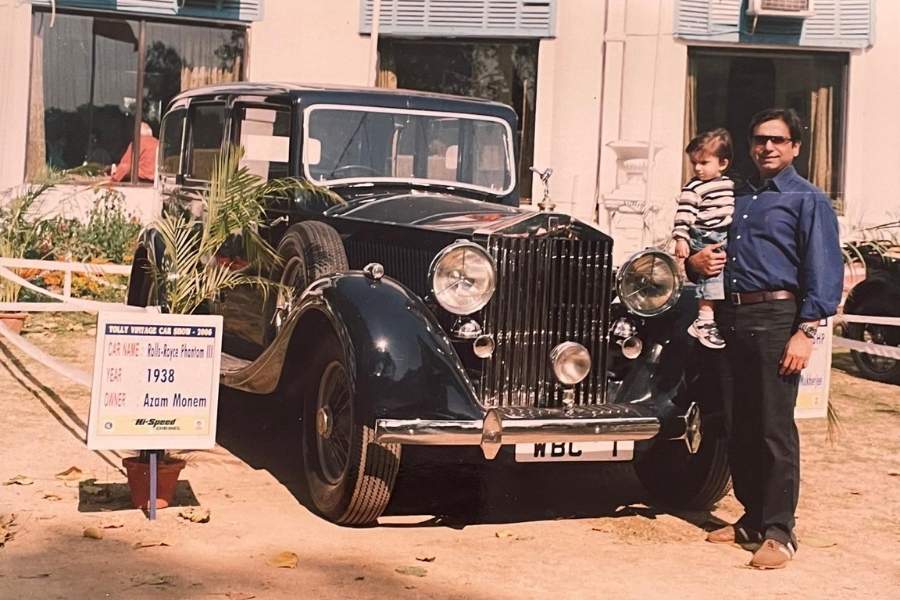 The Rolls, bearing the distinctive registration WBC 1, is no stranger to Kolkata’s vintage car rallies