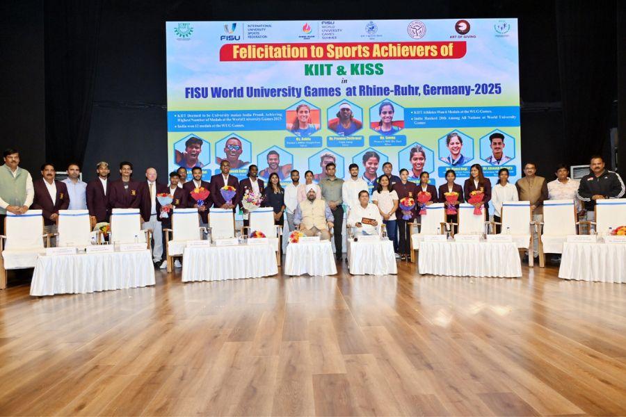 Felicitation to Sports Achievers of KIIT &  KISS
