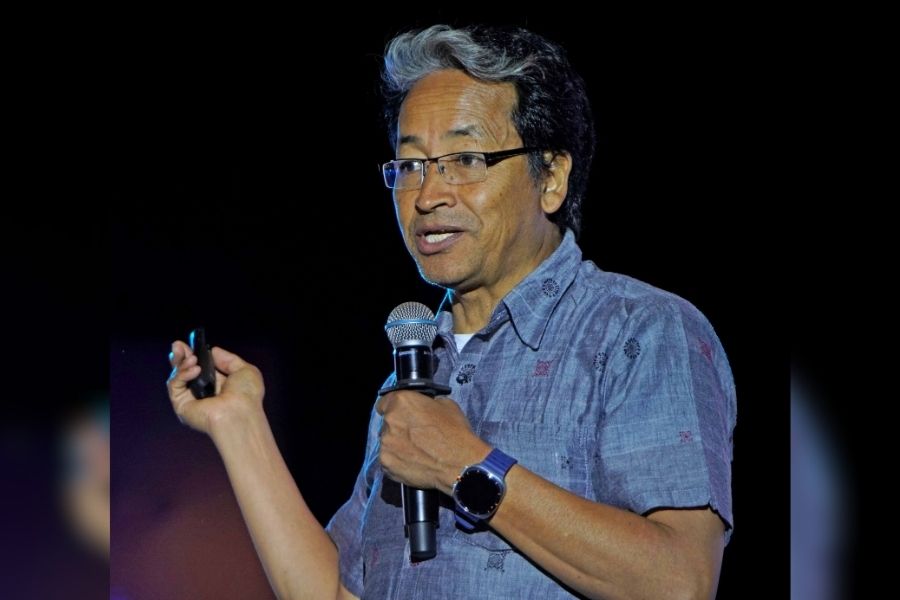Describing glaciers as ‘banks of water,’ Wangchuk warned that they are rapidly vanishing