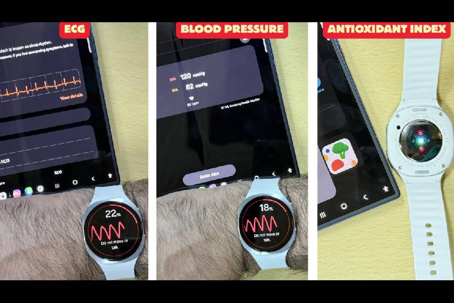 Samsung Galaxy Watch8 can measure ECG, blood pressure (requires some calibration) and antioxidant index