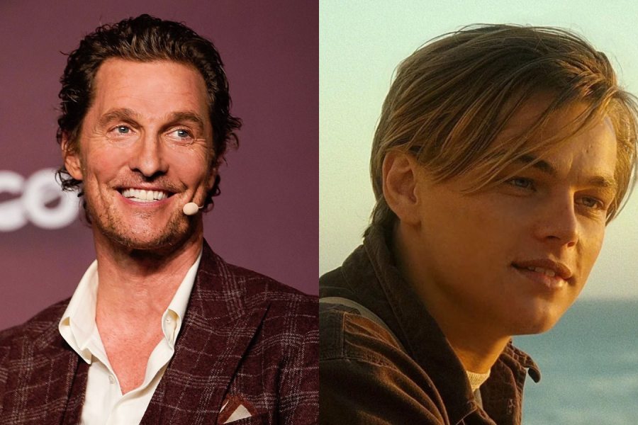 Matthew McConaughey, Leonardo DiCaprio in 'Titanic'
