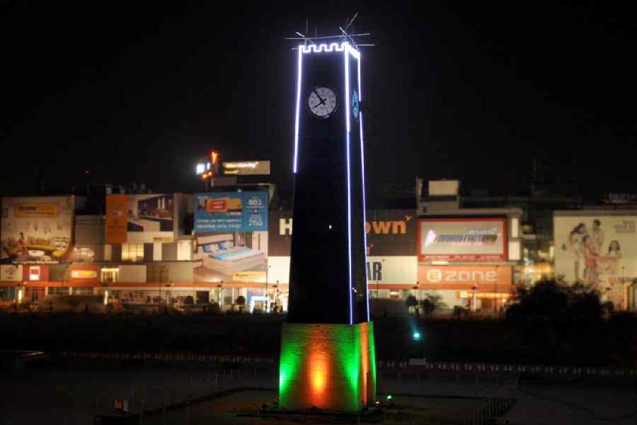 Clock Tower in City Square
