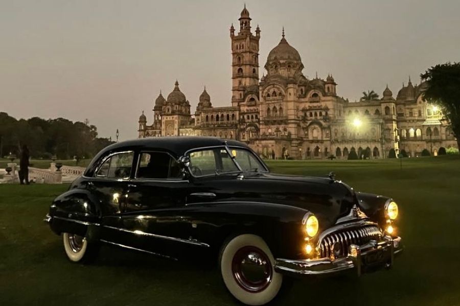 Since coming to Naha, the Jhargram Buick has participated in the 21 Gun Salute Concours in Baroda in 2021, hosted at the royal palace