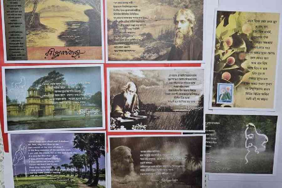 The Tagore picture postcards that were released