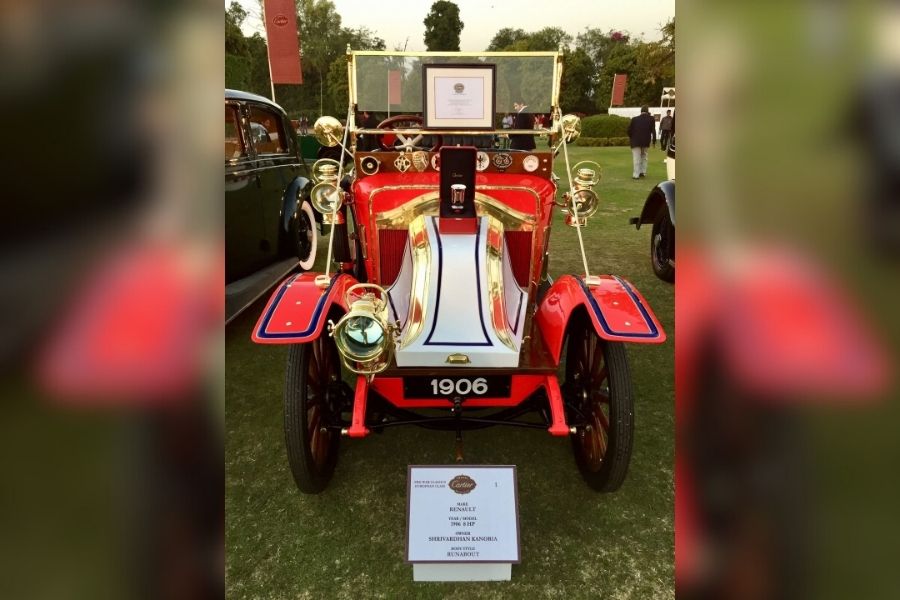 At the Cartier 'Travel with Style' Concours d’Elegance, the car emerged as the oldest vehicle present
