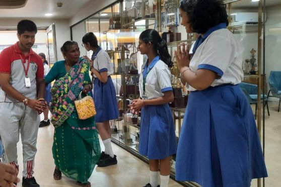 At GD Birla Centre for Education, Independence Day was celebrated under the theme “Two Generations, One Heart” in collaboration with senior citizens from Prayas. The event saw vibrant performances, including a delightful dance by Tiny Tots and a skit highlighting the significance of freedom.
