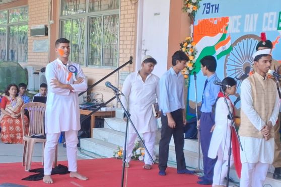 Silver Point School paid heartfelt tribute to India’s freedom fighters through its 79th Independence Day celebrations. The event began with an impressive march past by NCC cadets, led by the School Captain and Vice-Captain. Esteemed guests shared their insights on the true spirit of independence and inspired students with stories from their journeys.