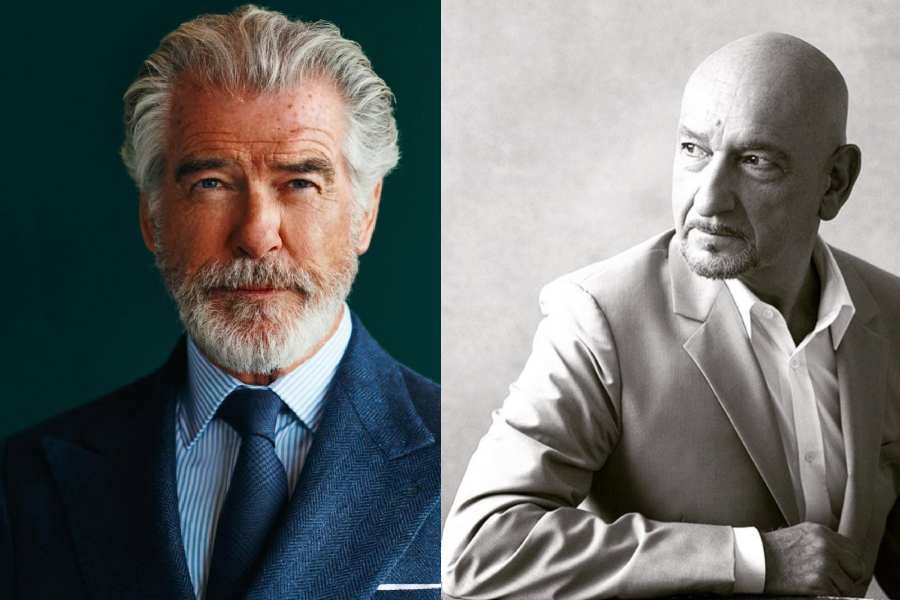 Pierce Brosnan and Sir Ben Kingsley