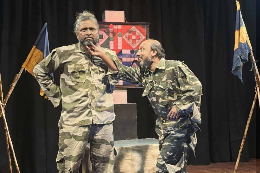 A moment from Baghuar Pahar by Khola Hawa in Madhyamgram.