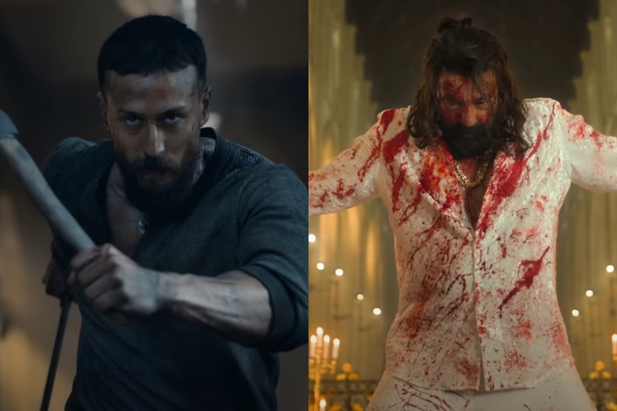 Tiger Shroff and Sanjay Dutt in 'Baaghi 4'