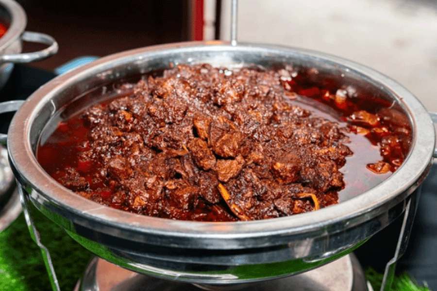 Wedding food-beef curry