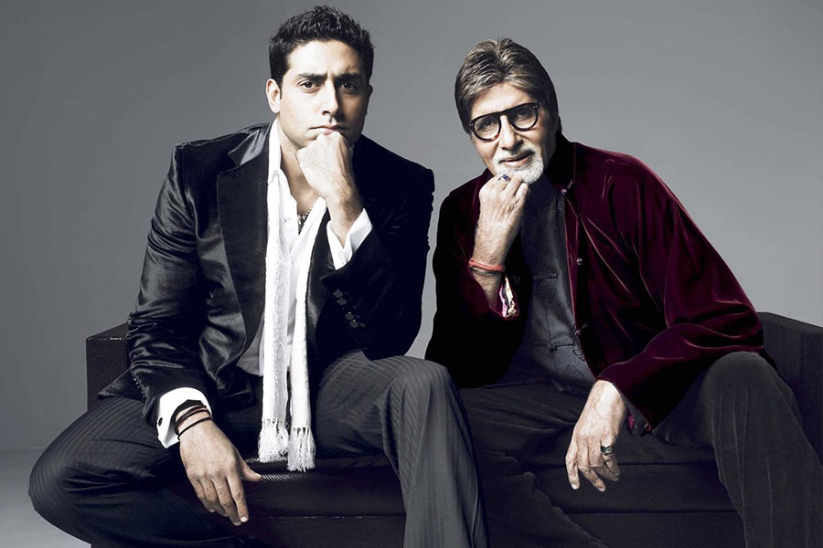 Abhishek Bachchan and Amitabh Bachchan