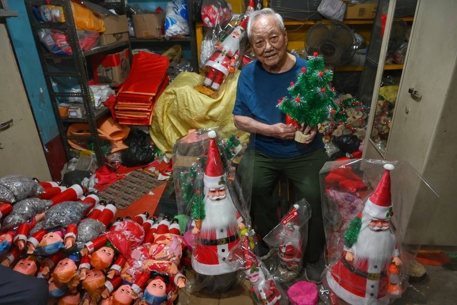 Demand has dipped by around 50 per cent due to the rise of modern, factory-made decorations, but schools and small shop owners still place orders