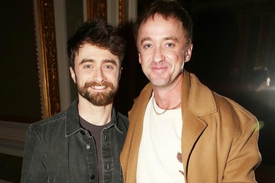Daniel Radcliffe and Tom Felton