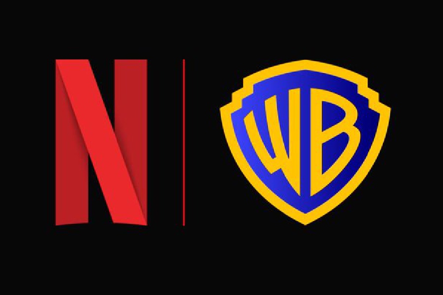 A logo of Netflix, A logo of Warner Bros.