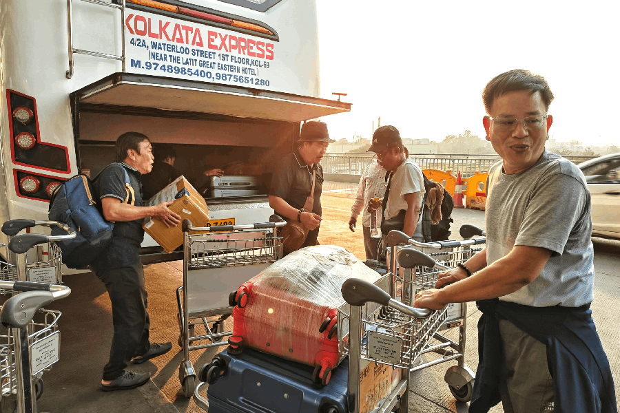 Travellers from Vietnam on a pilgrimage are paying  nearly Rs.1 lakh to travel to Bodh Gaya