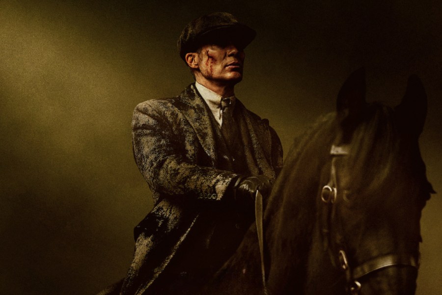 A poster of Cillian Murphy from 'Peaky Blinders: The Immortal Man'