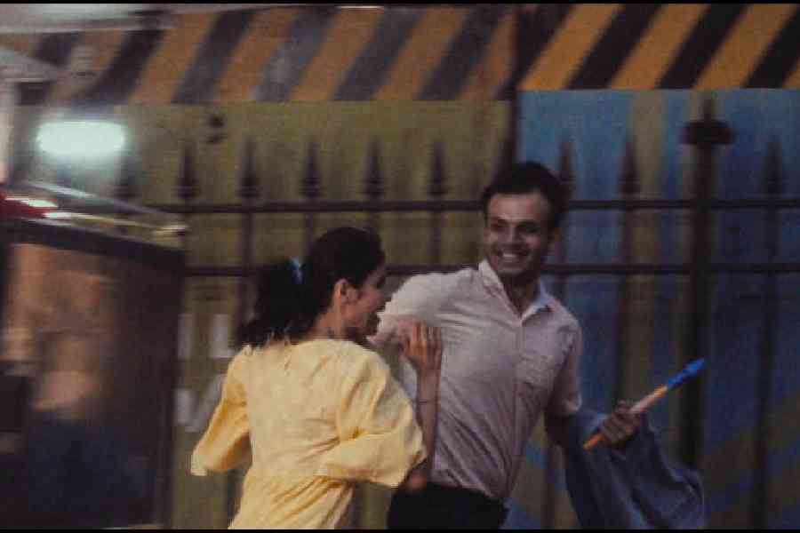 A moment from the film