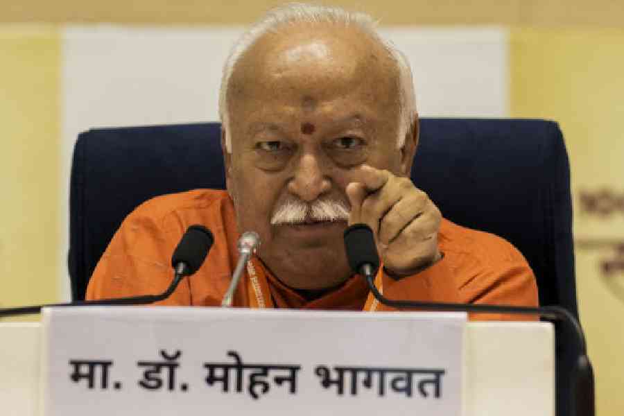 Mohan Bhagwat. File picture