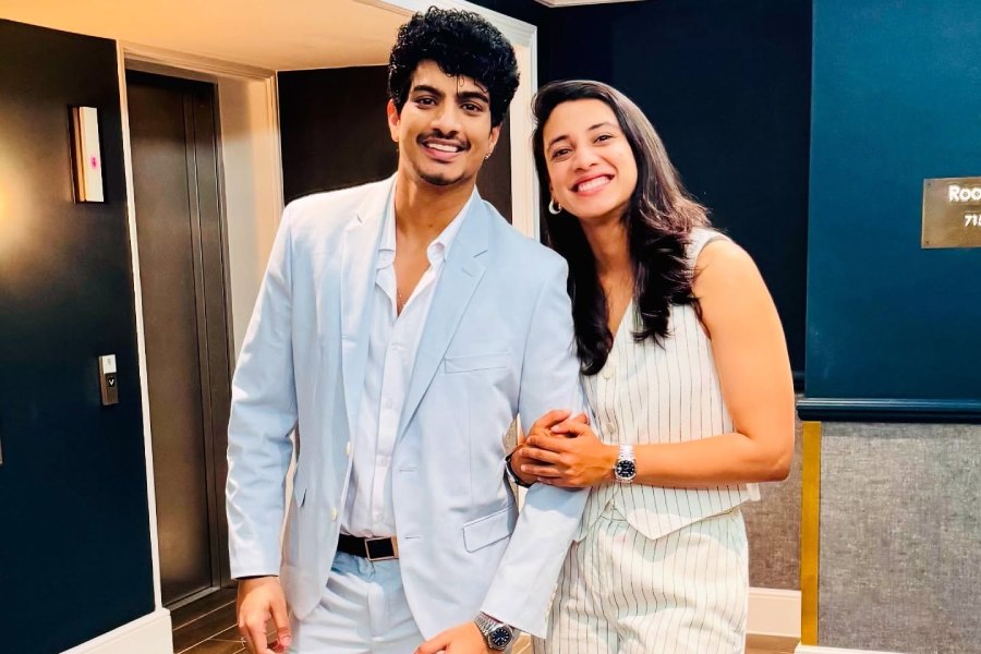 Palaash Muchhal and Smriti Mandhana