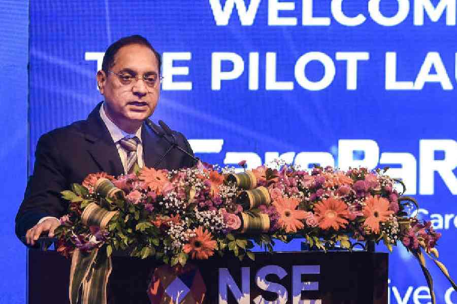 Tuhin Kanta Pandey in Mumbai on Monday.