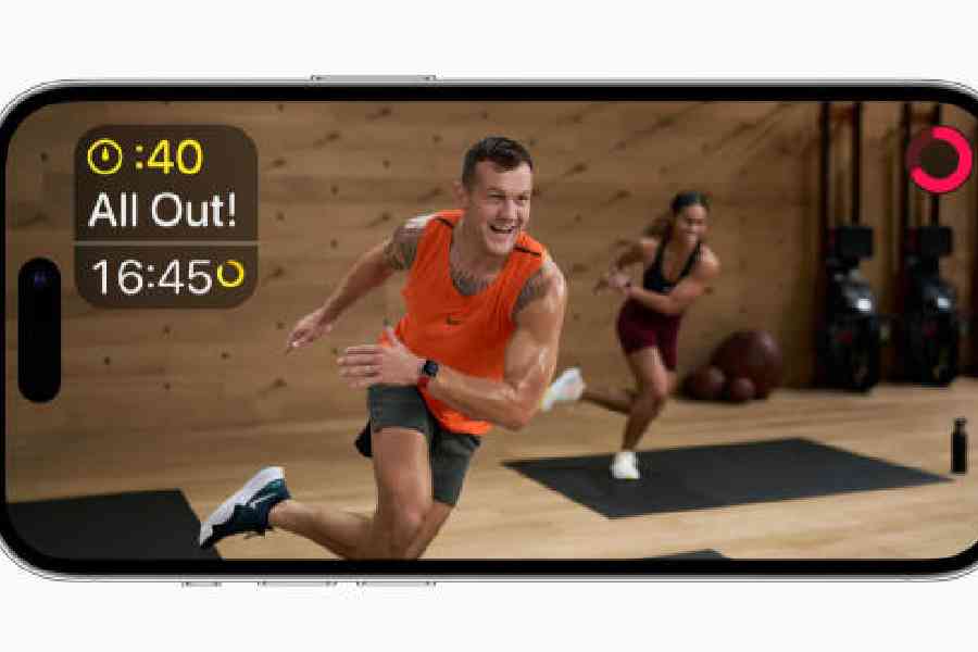 Apple Fitness+ helps users train their body and mind with an engaging experience that can be done anytime, anywhere, and motivates users from start to finish with music from today’s top artiste.  Pictures: Apple