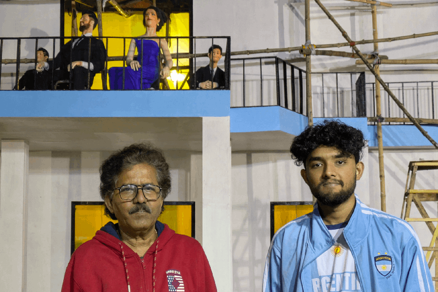 Uttam and Pragnan Saha's love for Argentina and Messi knows no bounds