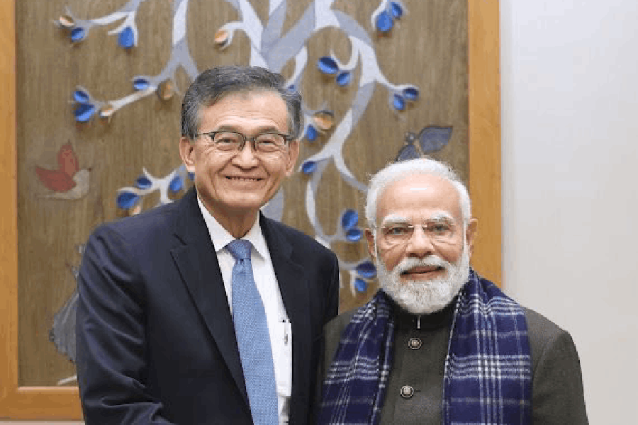 Intel CEO Lip-Bu Tan with PM Narendra Modi