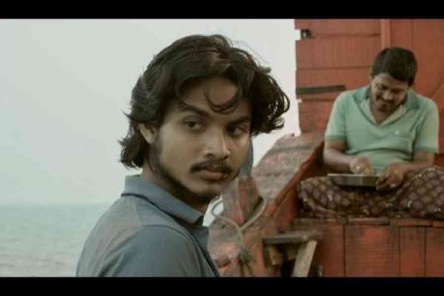 A moment from the film