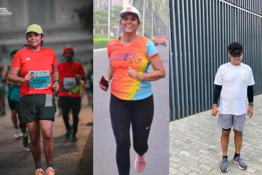 (From left) Amrita Sen, Kavita Gupta and Mohammed Asif Iqbal