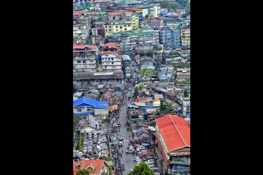 The motor stand in Darjeeling town.