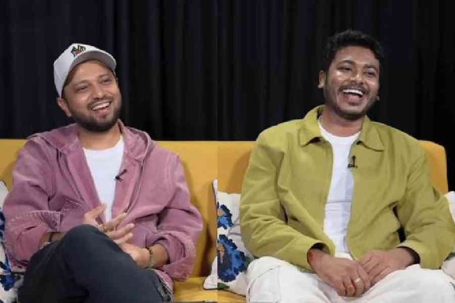 Kaushik (left) and Guddu