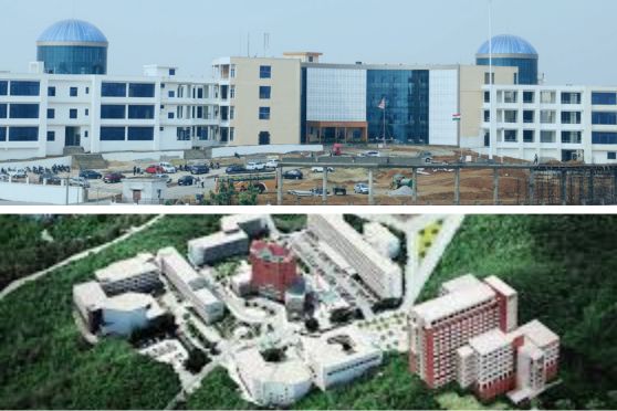 Central University of Jharkhand (above) and Kyungsung University (below)