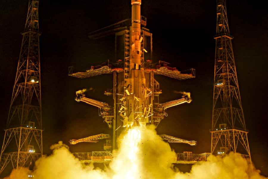 ISRO's Geosynchronous Satellite Launch Vehicle (GSLV-F15) carrying navigation satellite NVS-02