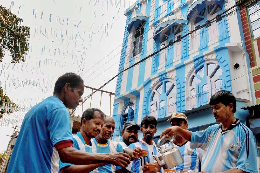 Ichhapur tea-seller Shib Shankar Patra's house