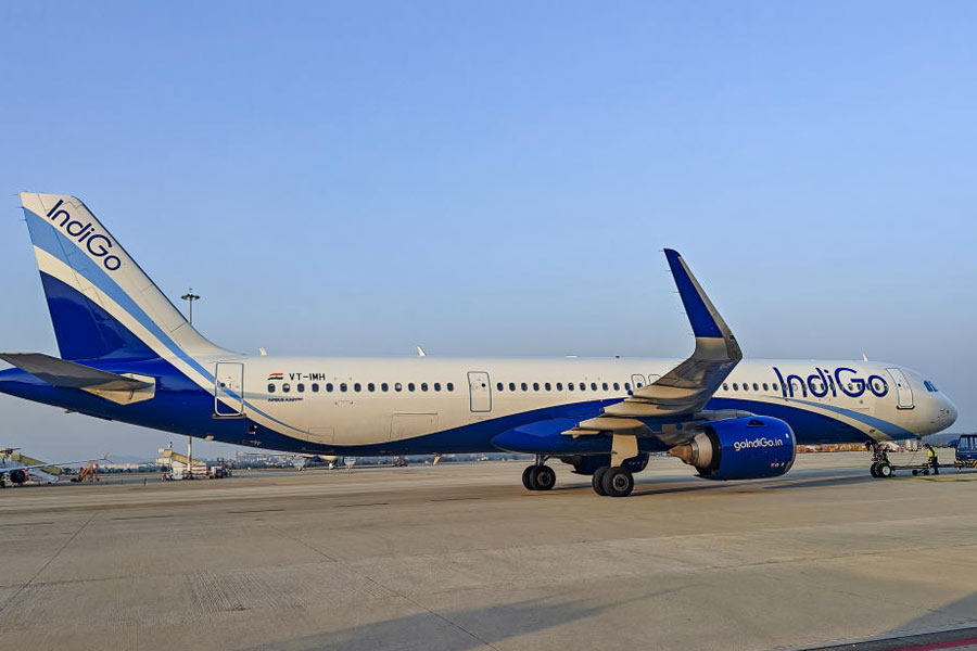 An IndiGo flight