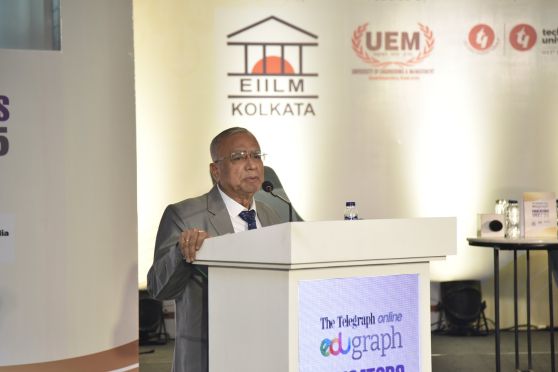 The first voice to take the stage after the welcome was Prof. (Dr.) Rama Prosad Banerjee, Chairman & Director of Eastern Institute for Integrated Learning in Management (EIILM) – Kolkata, whose words resonated like a wake-up call to the academic world. His reflections on institutional responsibility, evolving student aspirations, and the urgency for adaptive learning drew nods, applause, and moments of solemn introspection.