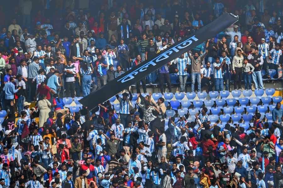 The scene at Salt Lake stadium on Saturday