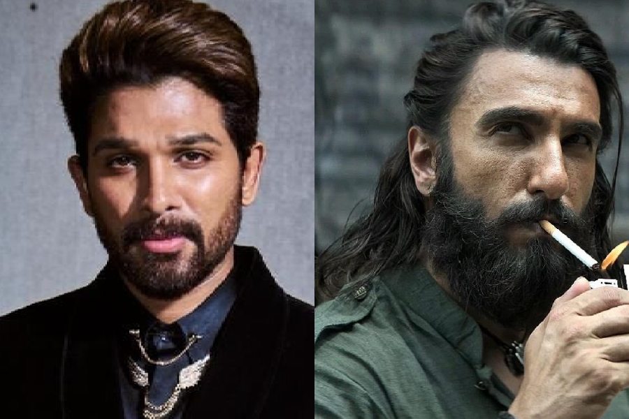 (left right) Allu Arjun, Ranveer Singh in ‘Dhurandhar’