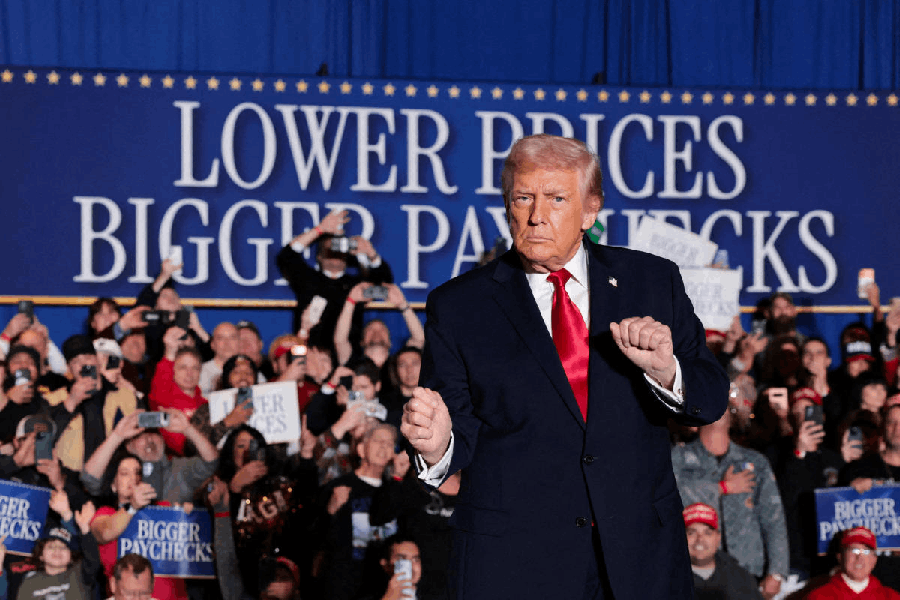 File photo: U.S. President Donald Trump gestures as he arrives to deliver remarks on the U.S. economy and affordability at the Mount Airy Casino Resort in Mount Pocono, Pennsylvania, U.S. December 9, 2025.
