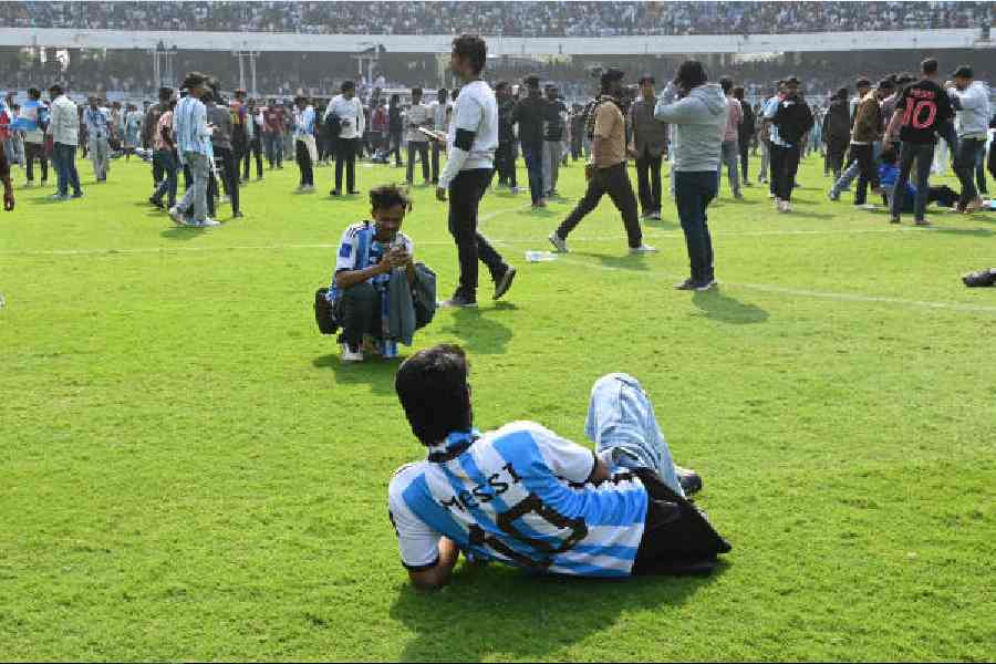 The Salt Lake Stadium turf turned into a free-for-all zone on Saturday.