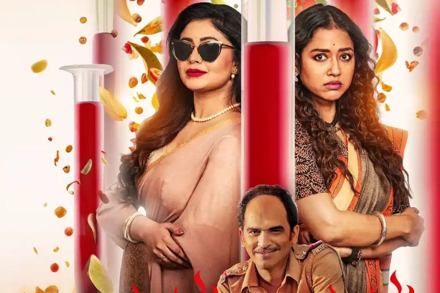 Ritabhari Chakraborty and Sohini Sarkar in ‘Karma Korma’