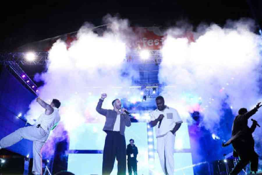 UK-based band Blue enthralls the crowds at the fest in Gangtok on Saturday
