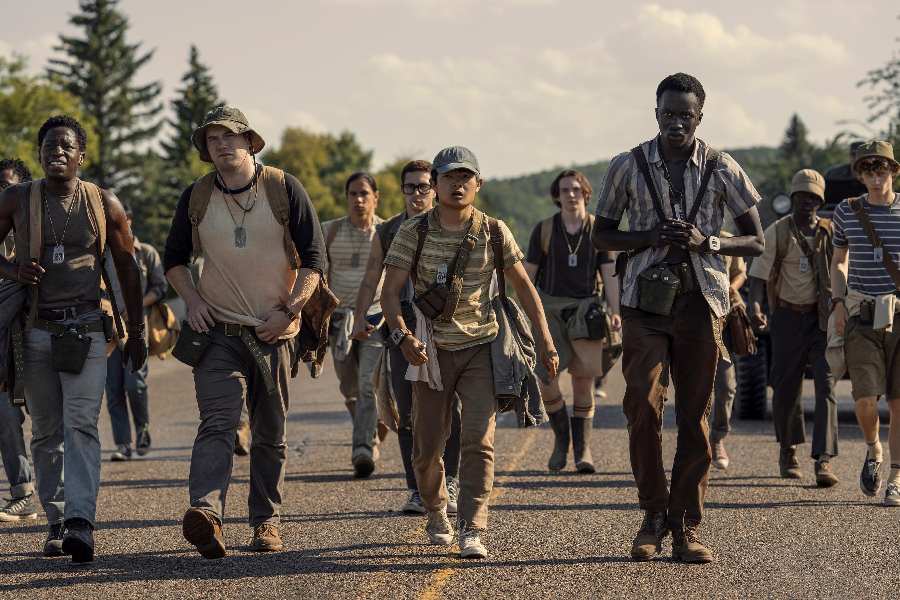 A still from ‘The Long Walk’