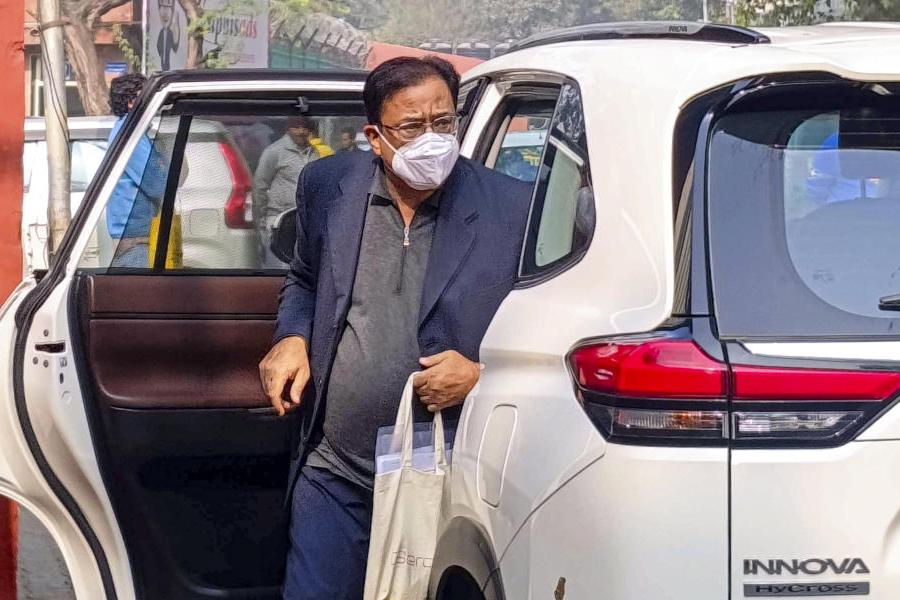 Yes Bank co-founder Rana Kapoor arrives at the Enforcement Directorate headquarters as part of a money laundering investigation against Reliance Anil Ambani group companies, in New Delhi, Monday, Dec. 15, 2025.